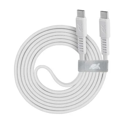 20240401120846_rivacase_usb_2_0_cable_usb_c_male_usb_c_leyko_1_2m_ps6005_wt12 Rivacase USB 2.0 Cable USB-C male - USB-C Λευκό 1.2m PS6005 WT12 - Image 1