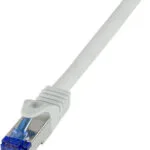 LogiLink S/FTP Cat.6a Καλώδιο Δικτύου Ethernet 1.5m Γκρι 1τμχ C6A042S