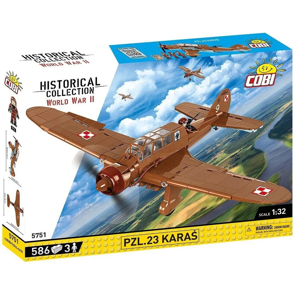 Cobi Τουβλάκια PZL.23 Karaś για 8+ Ετών 586τμχ COBI-5751 - Image 1