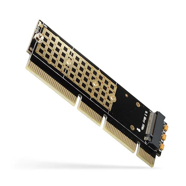 PCEM2-1U Pci-e 3.0 16x M.2 Ssd Nvme Up 80mm Ssd Low Profile 1u Μαύρο (AXA.PAR.0043) - Image 1