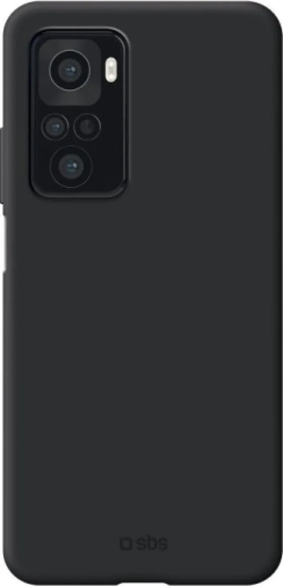 SBS Sensity Back Cover Σιλικόνης Μαύρο (Redmi Note 10 / 10s / Poco M5s) SENSXIRNO10K - Image 1