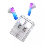 Joyroom JR-TC1 LED Lights Earbud Bluetooth Handsfree Ακουστικά με Θήκη Φόρτισης Λευκά