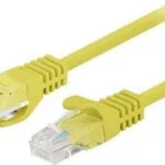 Lanberg U/UTP Cat.6 Καλώδιο Δικτύου Ethernet 0.25m Κίτρινο 10τμχ PCU6-20CC-0025-Y