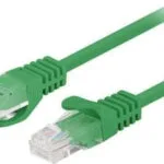 Lanberg U/UTP Cat.5e Καλώδιο Δικτύου Ethernet 1m Πράσινο 1τμχ PCU5-20CC-0100-G