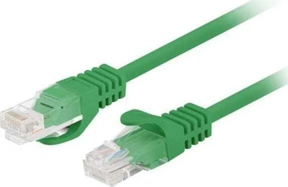 Lanberg U/UTP Cat.5e Καλώδιο Δικτύου Ethernet 1m Πράσινο 1τμχ PCU5-20CC-0100-G - Image 1