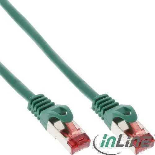 InLine S/FTP Cat.6 Καλώδιο Δικτύου Ethernet 3m Πράσινο 1τμχ (76403G) - Image 1