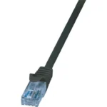 LogiLink U/UTP Cat.6a Καλώδιο Δικτύου Ethernet 10m Μαύρο 1τμχ CP3093U