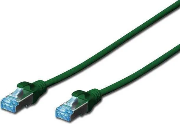 Digitus SF/UTP Cat.5e Καλώδιο Δικτύου Ethernet 1m Πράσινο 1τμχ DK-1532-010/G - Image 1