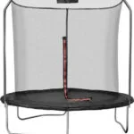 Hudora First 250V 64425 Τραμπολίνο Εξωτερικού Χώρου Διαμέτρου 250εκ. με Προστατευτικό Δίχτυ