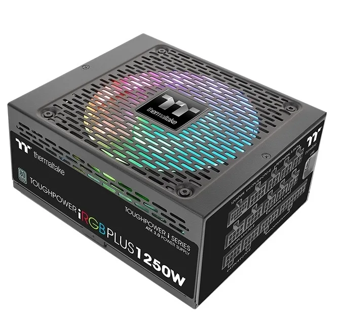 20240411144142_thermaltake_toughpower_irgb_plus_1250w_mayro_trofodotiko_ypologisti_full_modular_80_plus_gold Thermaltake Toughpower IRGB Plus 1250W Μαύρο Τροφοδοτικό Υπολογιστή Full Modular 80 Plus Gold - Image 1