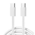 Joyroom Braided USB 2.0 Cable USB-C male - USB-C 60W Λευκό 1m (S-A45)