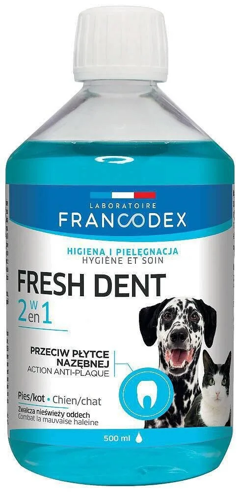 20240411170409_francodex_odontiko_skylou_500ml Francodex Στοματικό Διάλυμα για Σκύλους & Γάτες 500ml - Image 1