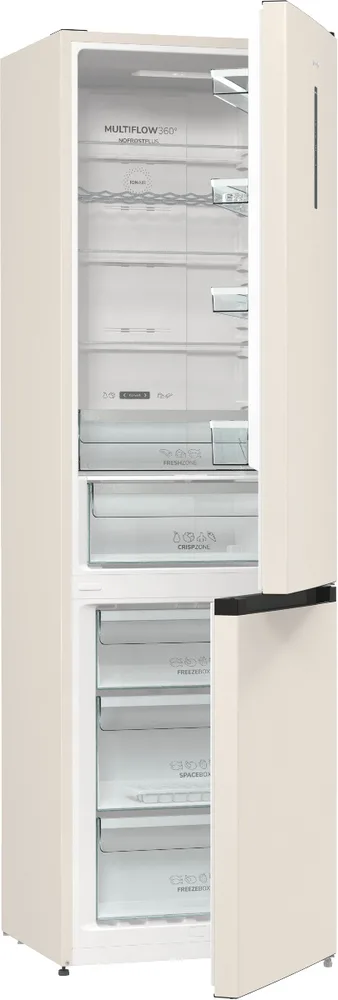 Gorenje Ψυγειοκαταψύκτης 331lt Total NoFrost Υ200xΠ60xΒ59.2εκ. Μπεζ NRK6202AC4 - Image 1