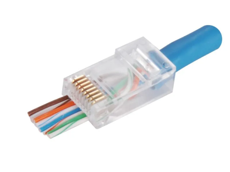 Rj45 Utp Cat.5e Straight-through Connector Op.100 Pcs Alantec - Image 1