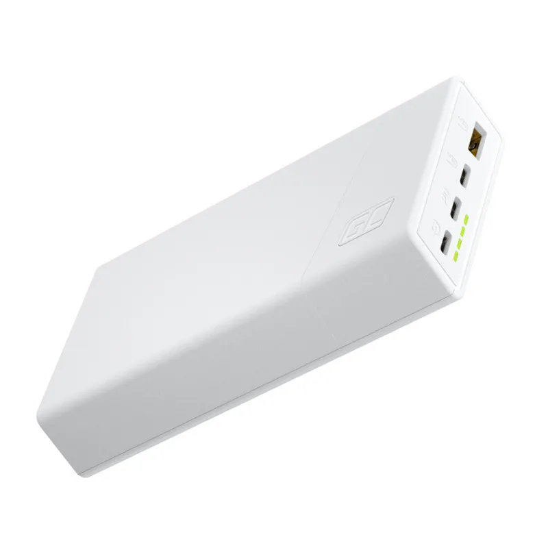 Green Cell PowerPlay20s 20000mAh 22.5W με Θύρα USB-A και 3 Θύρες USB-C Quick Charge 3.0 Λευκό - Image 1