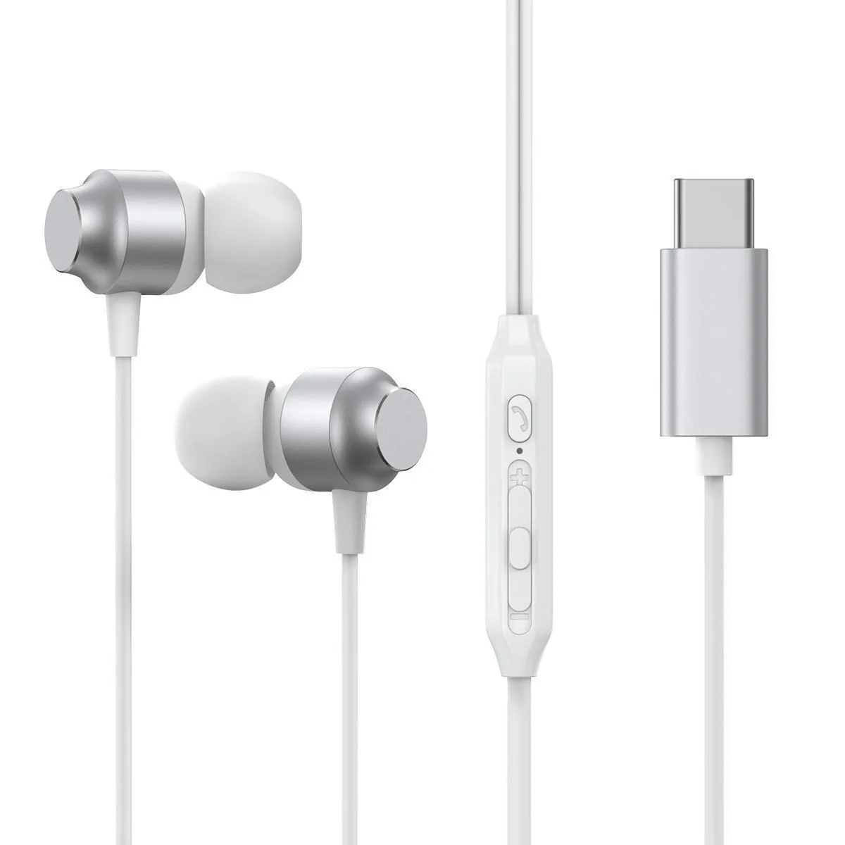 Joyroom Jr-ec06 In-ear Handsfree Ακουστικά με Βύσμα USB-C Λευκό - Image 1