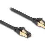 DeLock S/FTP Cat.7 Καλώδιο Δικτύου Ethernet 1m Μαύρο 1τμχ (80248)