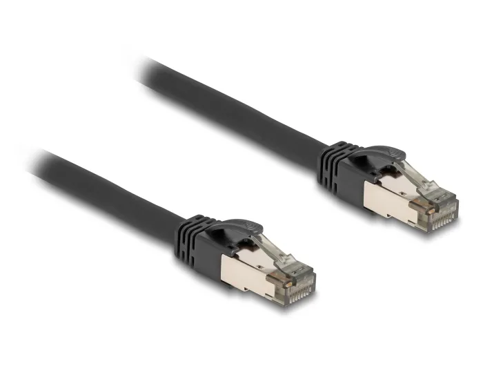 DeLock U/FTP (STP) Cat.6a Καλώδιο Δικτύου Ethernet 3m Μαύρο 1τμχ (80242) - Image 1