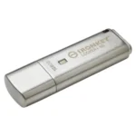 Kingston Ironkey Locker+ 50 128GB USB 2.0 Stick Γκρι
