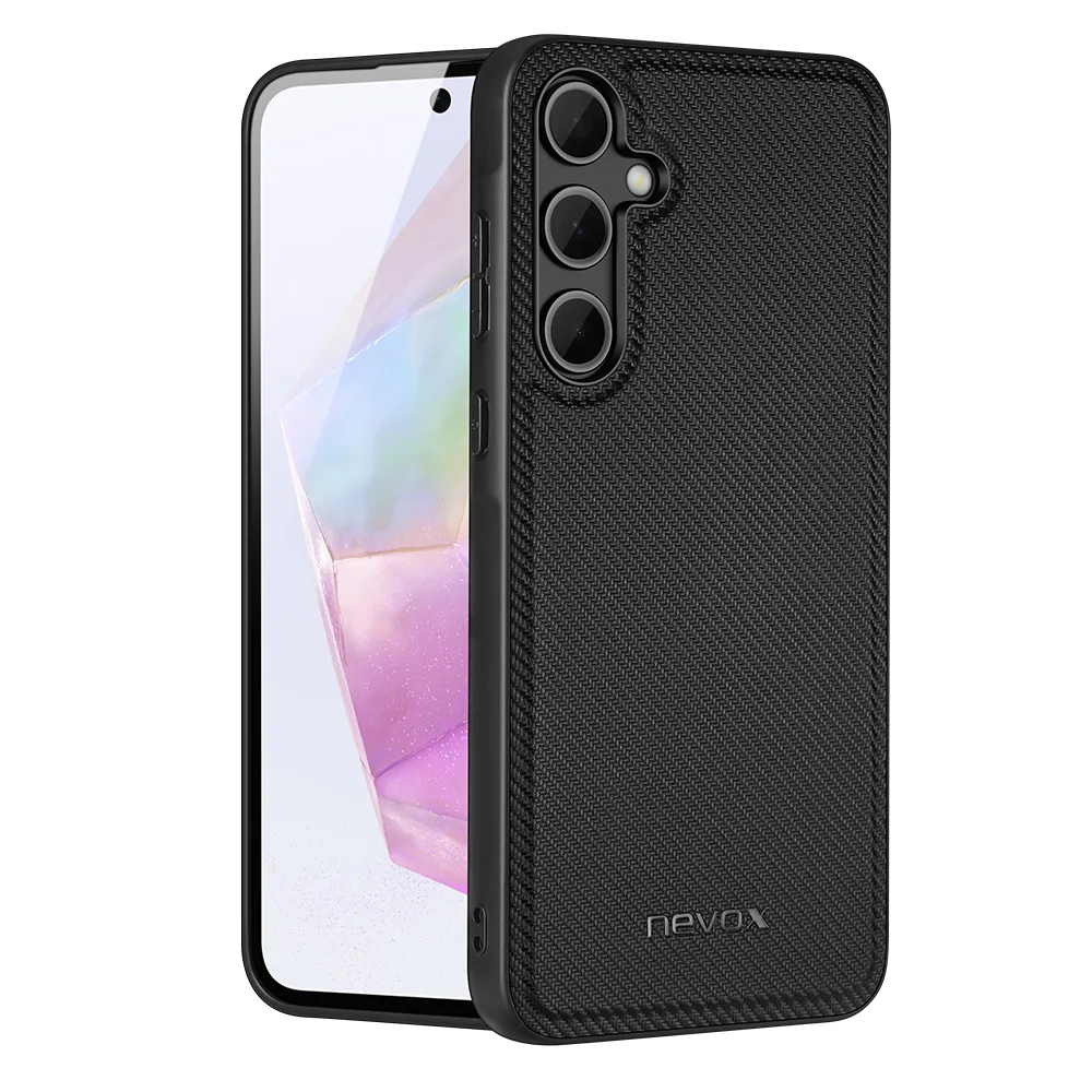 Nevox Styleshell Back Cover Πλαστικό / Σιλικόνης Μαύρο (Galaxy A35) 2341 - Image 1
