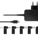Tracer Universal Φορτιστής Laptop 65W με Αποσπώμενο Καλώδιο Τροφοδοσίας και με σετ βυσμάτων TRAAKN47202