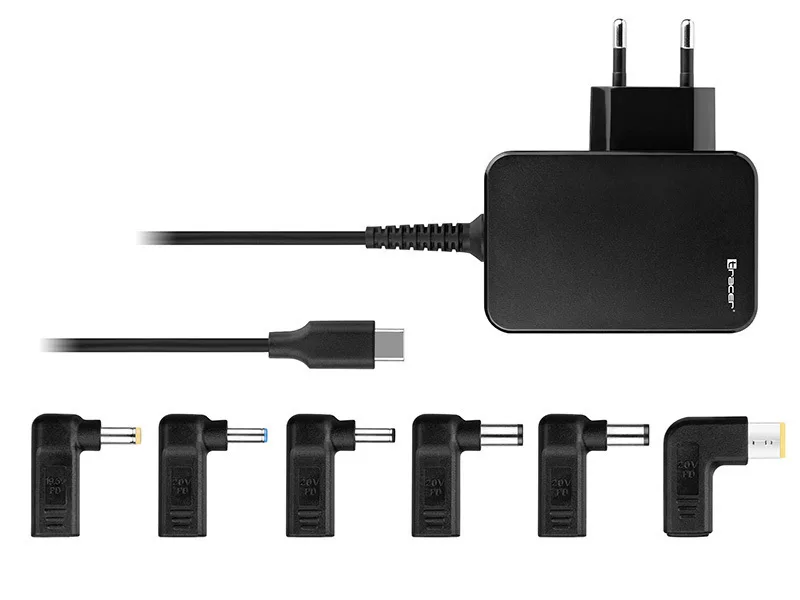 Tracer Universal Φορτιστής Laptop 65W με Αποσπώμενο Καλώδιο Τροφοδοσίας και με σετ βυσμάτων TRAAKN47202 - Image 1