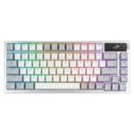 Asus ROG Azoth Ασύρματο Gaming Μηχανικό Πληκτρολόγιο 75% με ROG NX Red διακόπτες και RGB φωτισμό (International English) Λευκό
