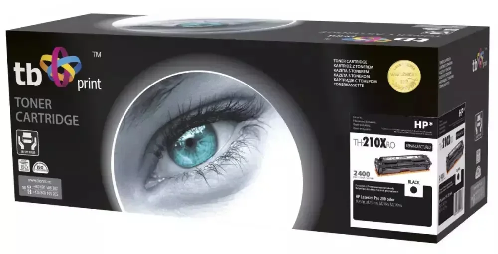TB Print Συμβατό Toner για Laser Εκτυπωτή HP CF210X Μαύρο (TH-210XRO) - Image 1