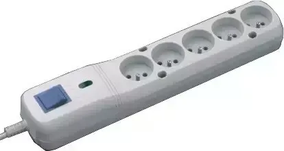 Lestar Lv-530w Πολύπριζο Aσφαλείας 5 Θέσεων με Καλώδιο 3m Γκρι 1966000750 - Image 1