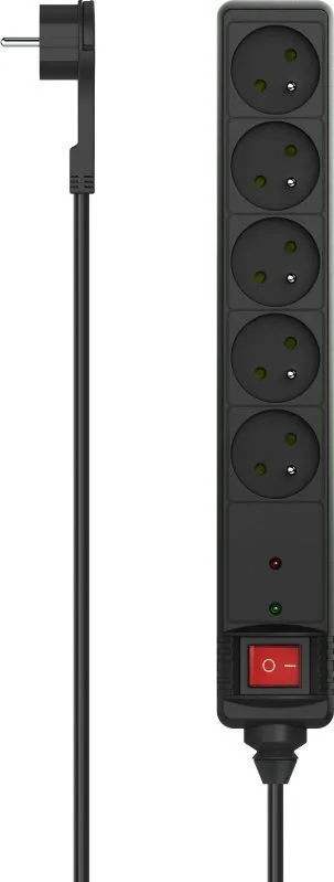 HAMA Πολύπριζο 5 Θέσεων με Καλώδιο 1.4m P2223771 - Image 1