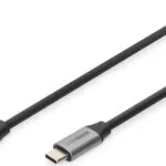 Digitus USB 3.0 Cable USB-C male - USB-C 60W Μαύρο 1m (DB-300220-010-S)
