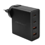 Qoltec Φορτιστής Χωρίς Καλώδιο GaN 130W Power Delivery Μαύρος (Power Pro)
