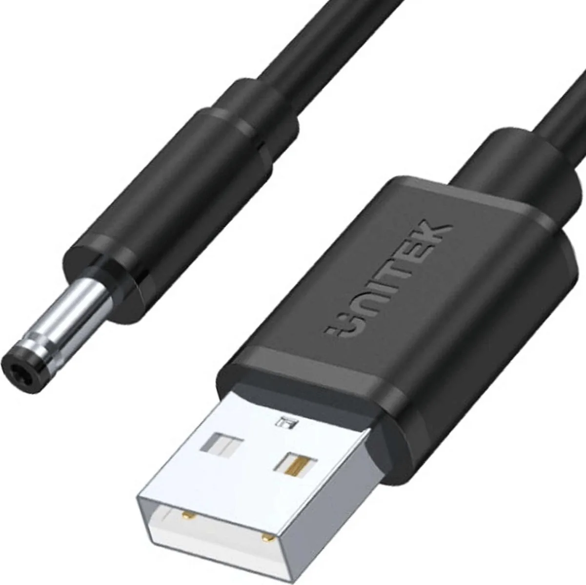 Unitek USB 2.0 Cable USB-A male - DC Μαύρο 1.5m Y-C495BK - Image 1
