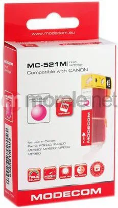 TB Print Συμβατό Μελάνι Εκτυπωτή InkJet Canon 10ml Ματζέντα 1τμχ TBCCLI521MA - Image 1