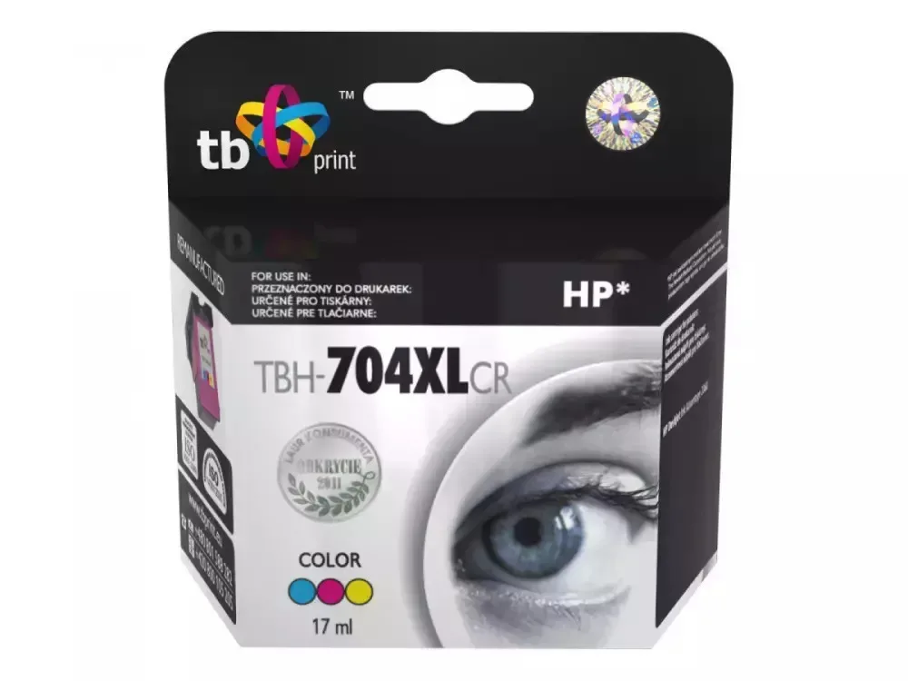 TB Print Συμβατό Μελάνι Εκτυπωτή InkJet HP CN693AE 1τμχ TBH-704XLCR - Image 1
