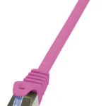 LogiLink S/FTP Cat.6a Καλώδιο Δικτύου Ethernet 0.5m Ροζ 1τμχ (CQ3029S)