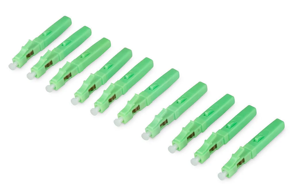 Αντάπτορας Οπτικής Ίνας Digitus Plug Lc Apc Lwl-fast Connector 10pcs - Image 1