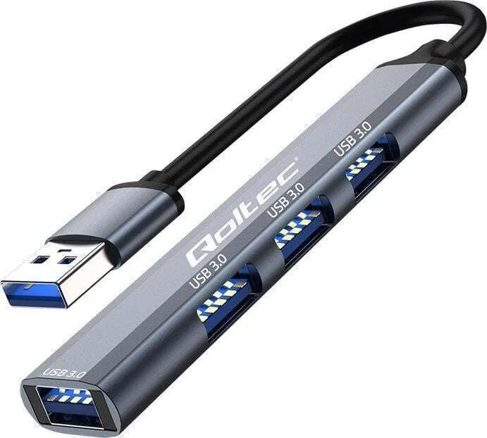 Qoltec USB 3.0 Hub 3 Θυρών με σύνδεση USB-A (53791) - Image 1