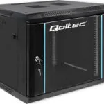 Qoltec Επιτοίχια Καμπίνα Rack 9U Μαύρο 54463