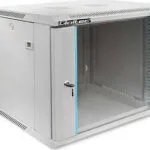 Qoltec Επιτοίχια Καμπίνα Rack 9U Γκρι 54486