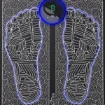 Media-tech Mt6527 Foot Pulse Massage Mat Black