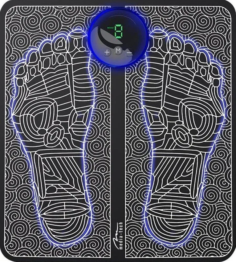20240429141931_media_tech_mt6527_foot_pulse_massage_mat_black Media-tech Mt6527 Foot Pulse Massage Mat Black - Image 1