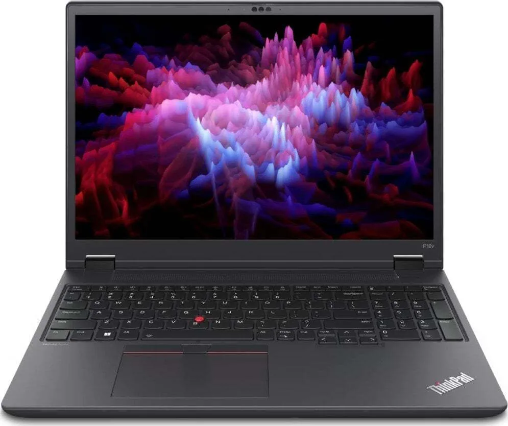 Lenovo ThinkPad P16v Gen 1 (AMD) 16" IPS FHD+ (Ryzen 9 Pro-7940HS/32GB/1TB SSD/RTX A2000/W11 Pro) Thunder Black (US Keyboard) - Image 1