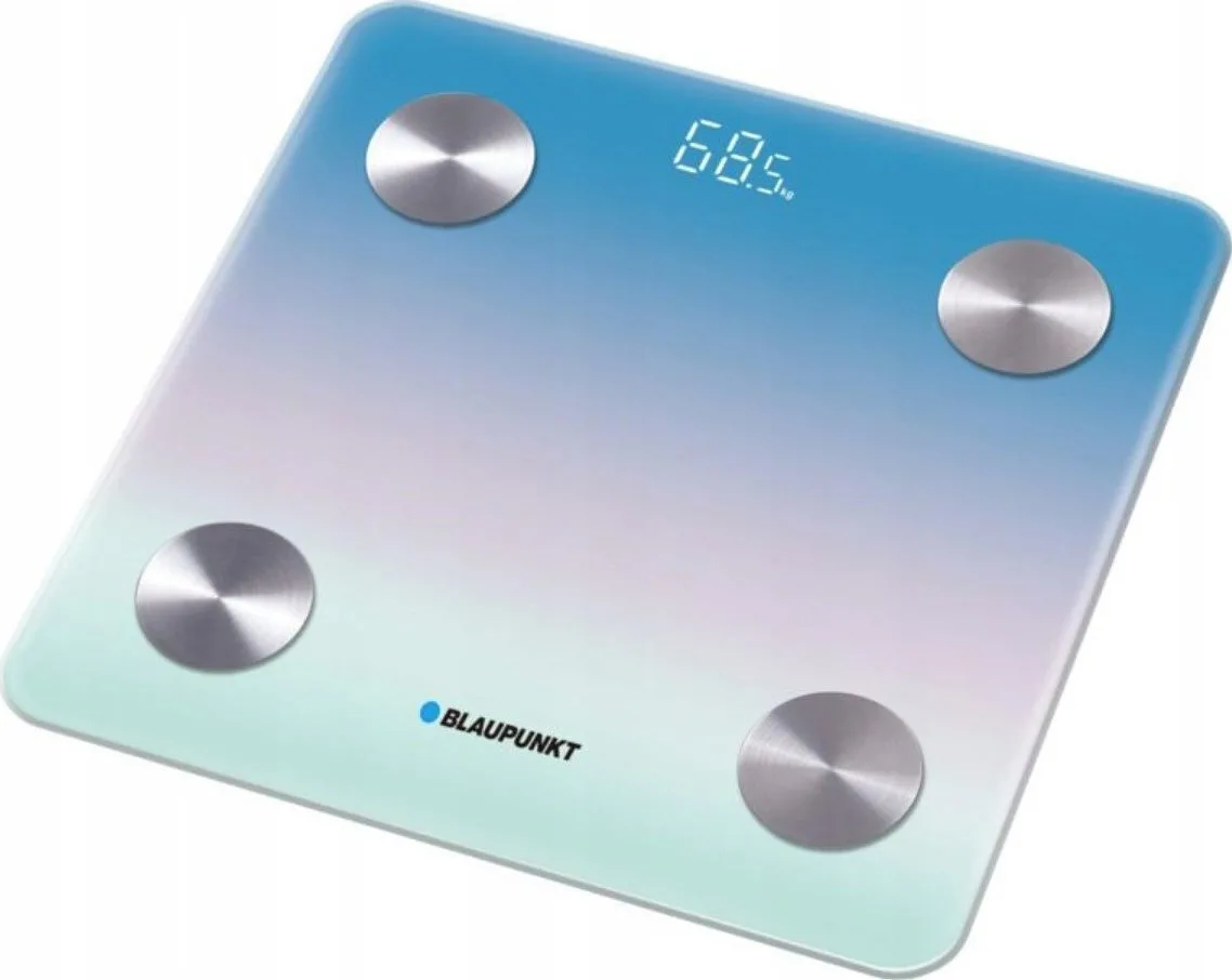 Blaupunkt Smart Ζυγαριά 180kg με Λιπομετρητή & Bluetooth Μπλε BSM601BT - Image 1