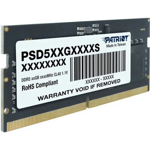 Patriot Signature DDR5 με Module 1x32GB και Ταχύτητα 5600 για Laptop PSD532G56002S - Image 1