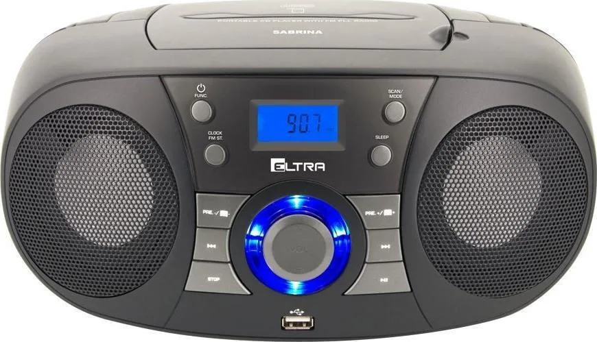 Eltra Φορητό Ηχοσύστημα με USB / Bluetooth σε Μαύρο Χρώμα - Image 1