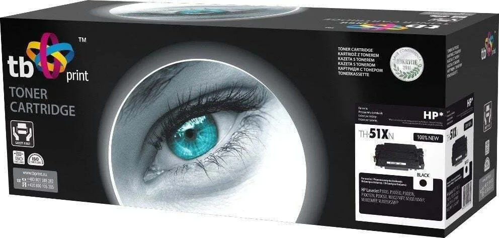TB Print Συμβατό Toner για Laser Εκτυπωτή HP Q7551x, Th-51xn 13000 Σελίδων Μαύρο με Chip TH51XN - Image 1