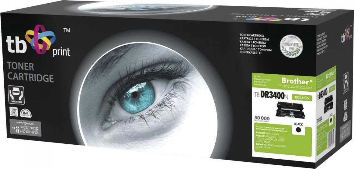 TB Print Συμβατό Toner για Laser Εκτυπωτή HP DR3400 Μαύρο (TB-DR4300N) - Image 1