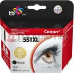 TB Print Συμβατό Μελάνι Εκτυπωτή InkJet HP CLI-551XL 15ml Πολλαπλό (Color) 1τμχ TBCCLI551XLB