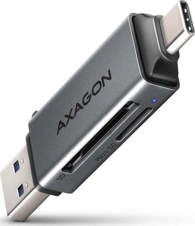 Axagon Card Reader USB 3.2 USB 3.0 USB 2.0 Type-C για SD/microSD (CRE-DAC) - Image 1